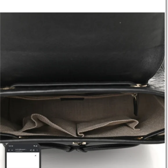 Gucci Black Microguccisma Backpack Purse - Picture 7 of 16